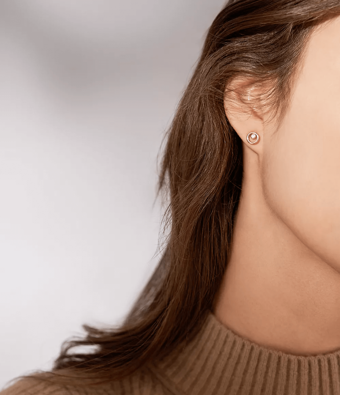 Skagen, Rose Gold-Tone Circle Stud Earrings Skagen