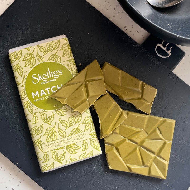 Skelligs, Matcha White Chocolate