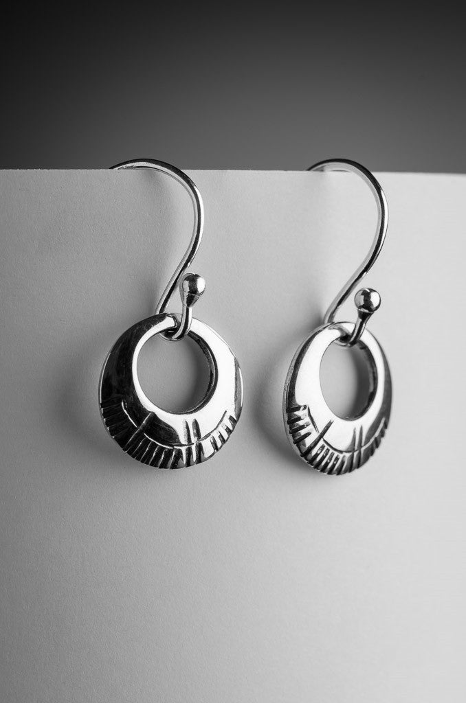 Claddagh Design, Ogham Sonas Earrings