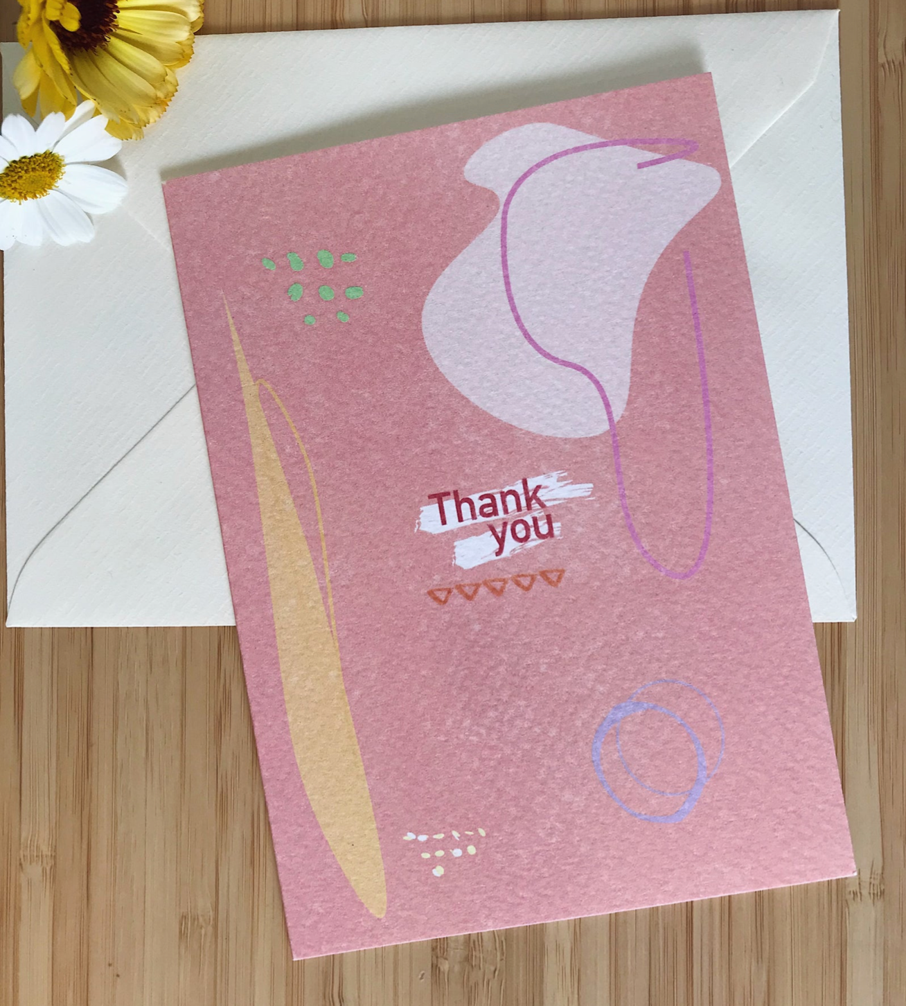 Thank you Greeting Card Quinlans Gift Shop