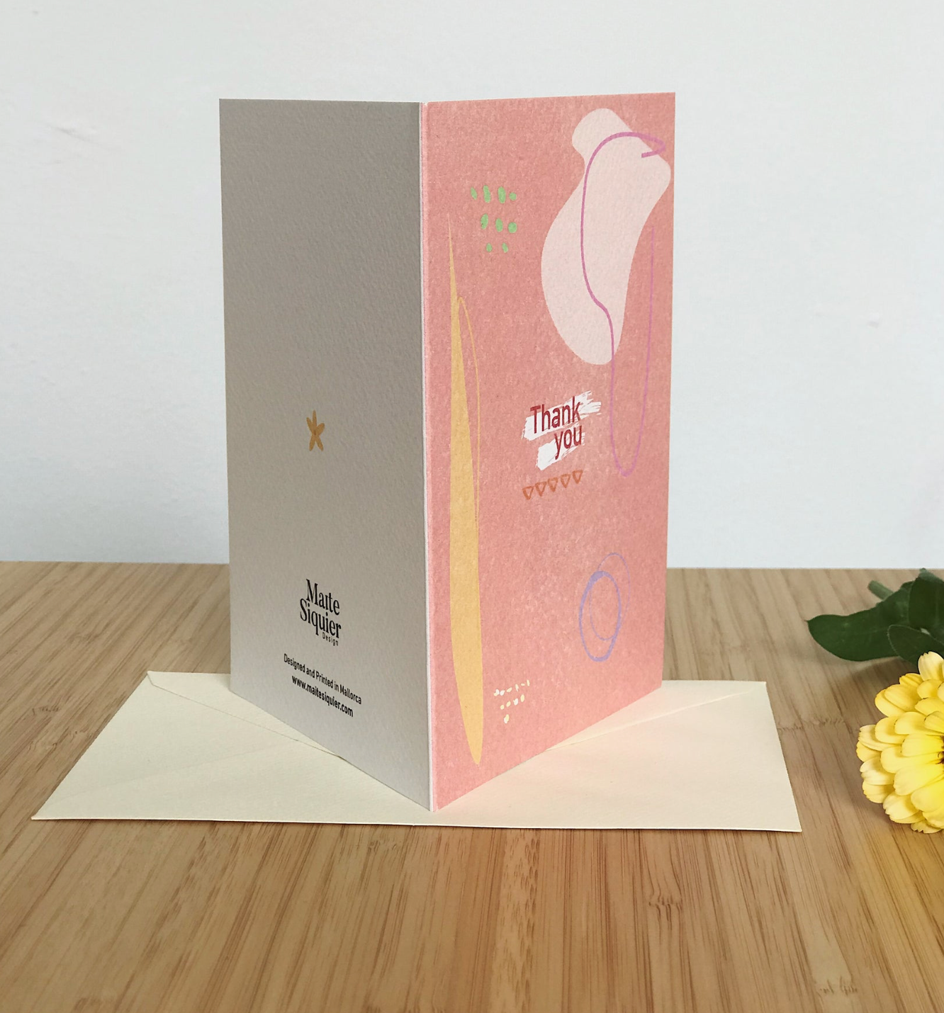 Thank you Greeting Card Quinlans Gift Shop