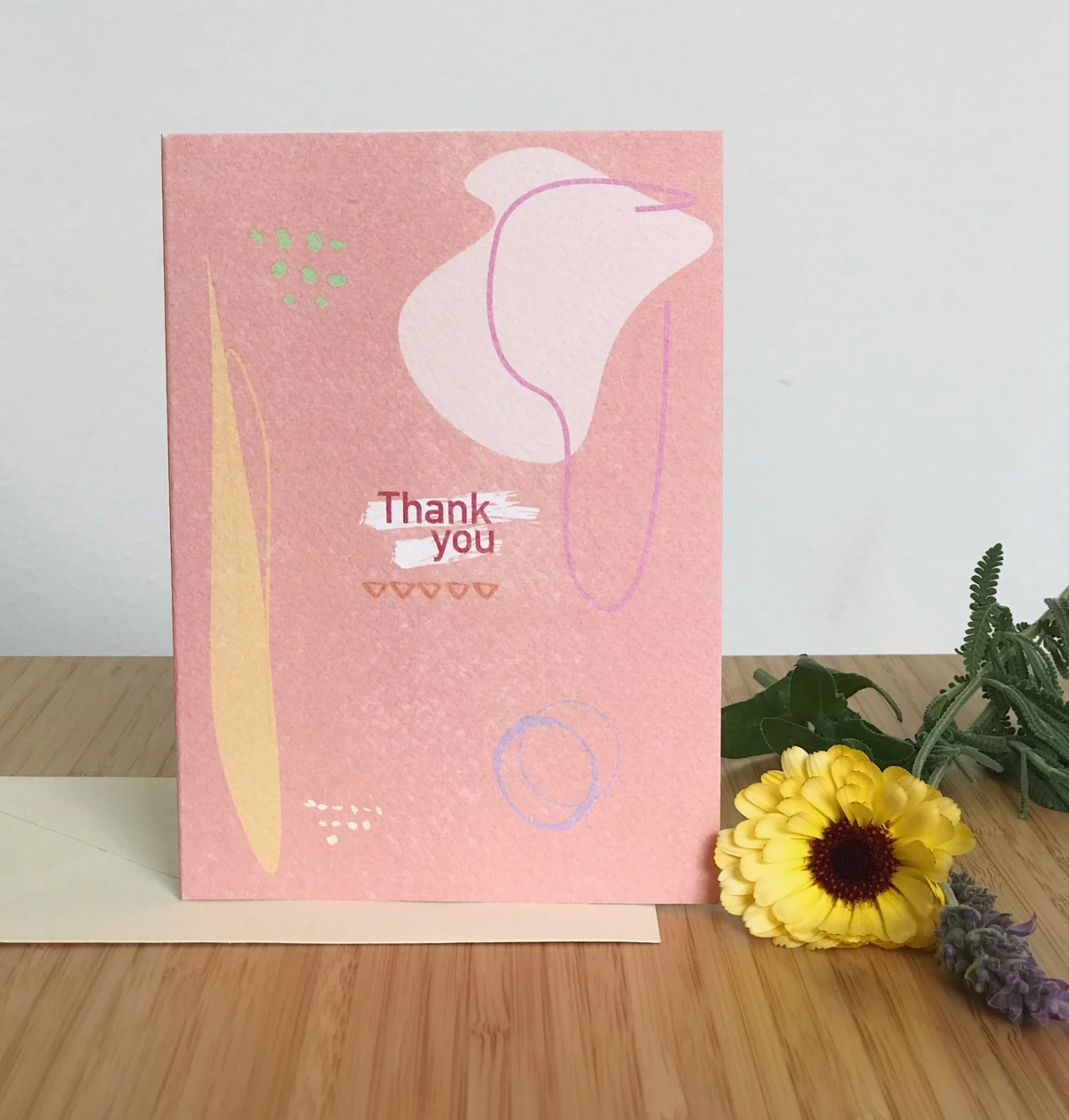 Thank you Greeting Card Quinlans Gift Shop