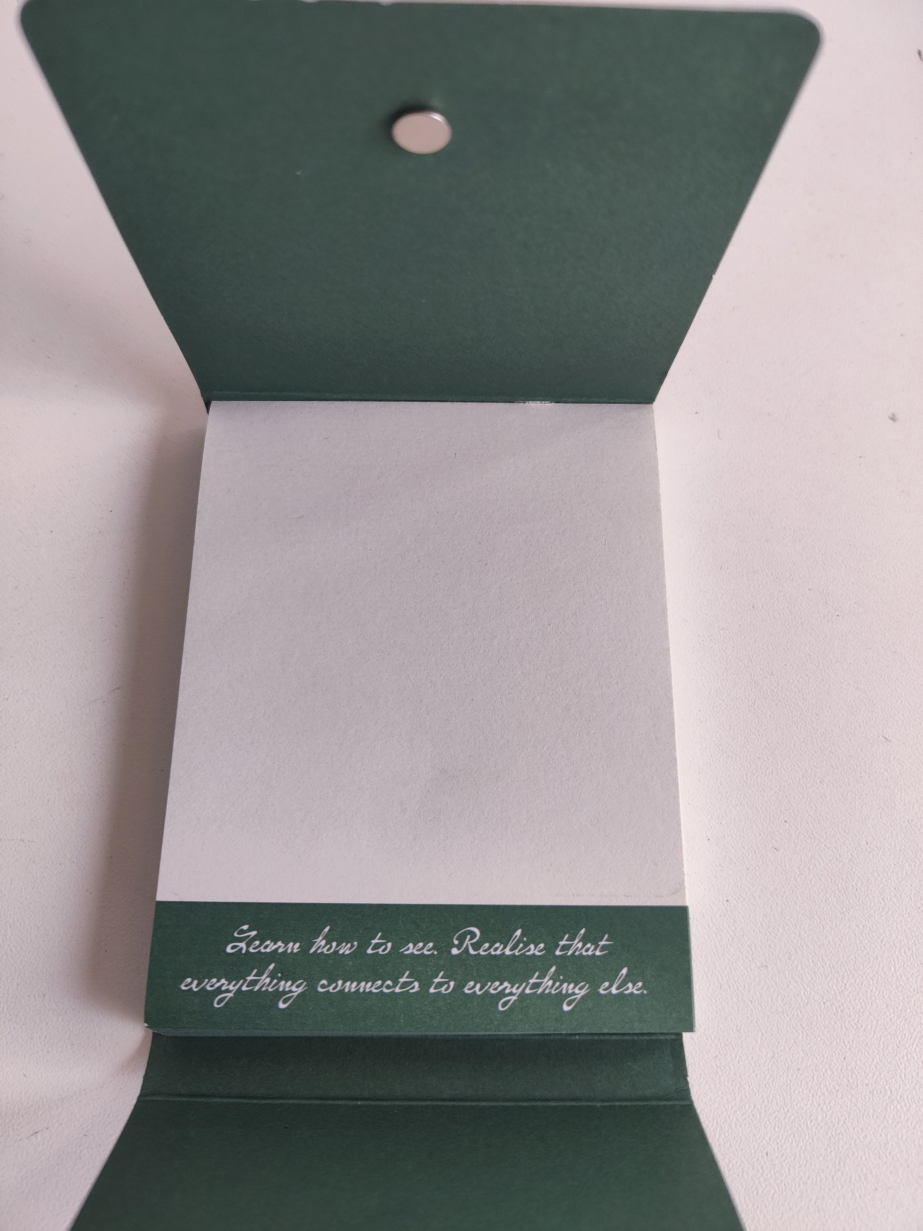 The Gifted Stationary, Da Vinci Mini Notepad