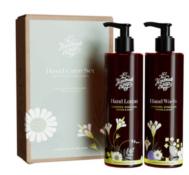 The Handmade Soap, Hand Wash & Hand Lotion Duo - Lavender, Rosemary, Thyme & Mint