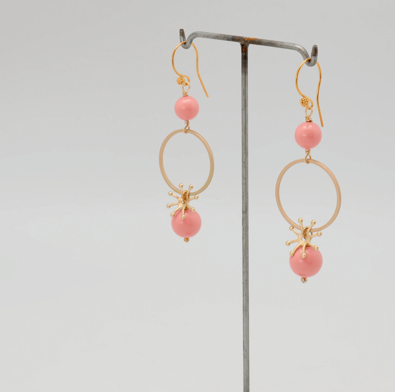 Vivien Walsh, Akira Earrings Coral