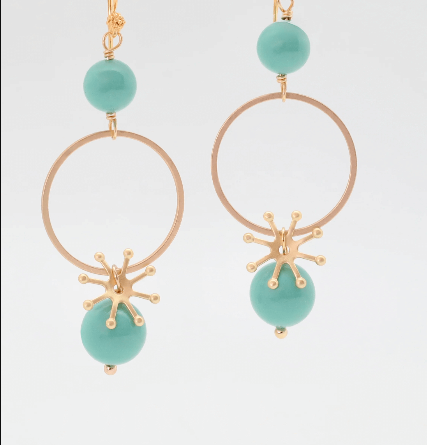 Vivien Walsh, Akira Earrings Turquoise
