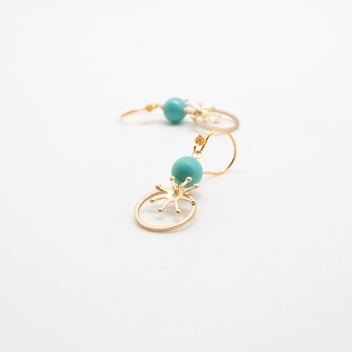Vivien Walsh, Alia Earrings Turquoise