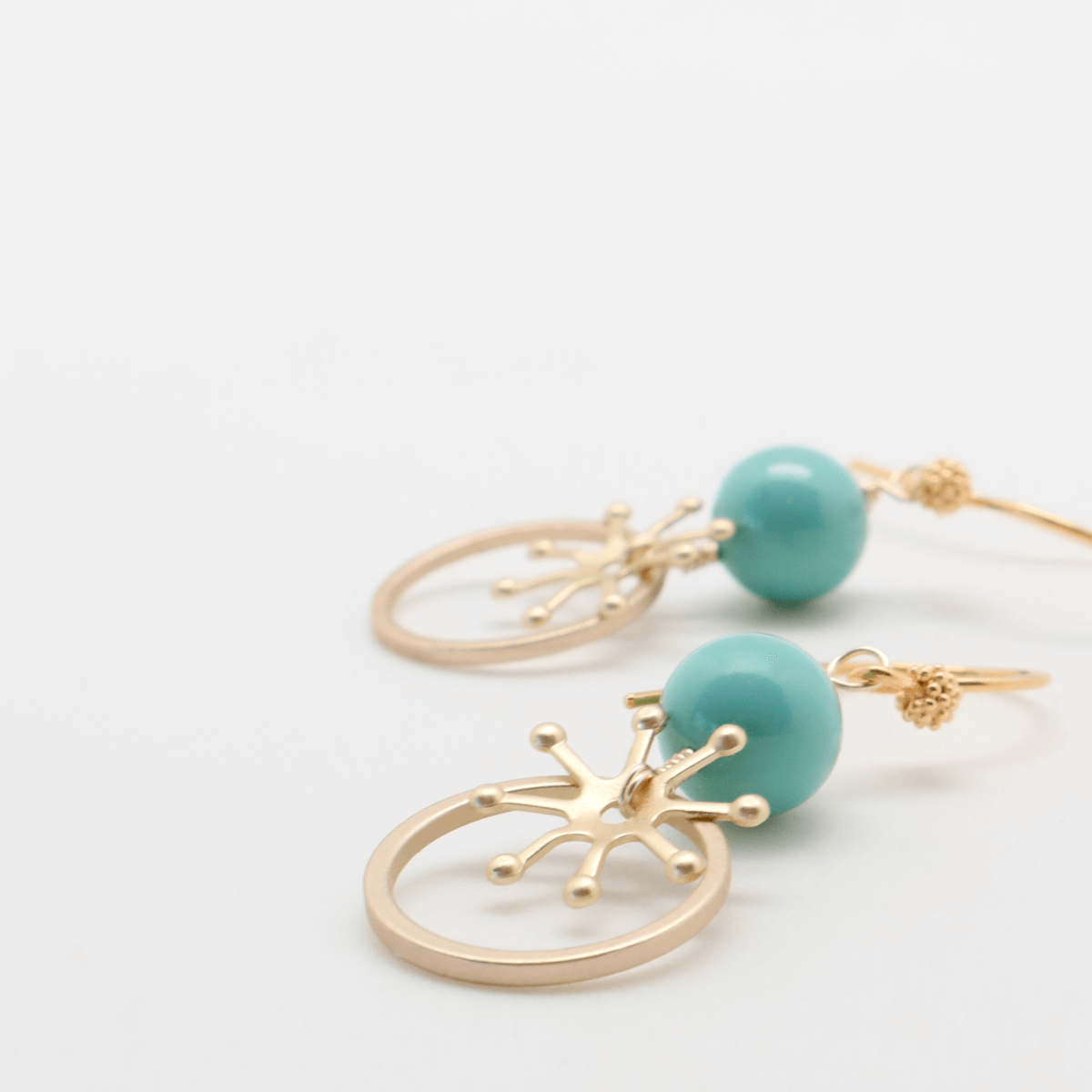 Vivien Walsh, Alia Earrings Turquoise