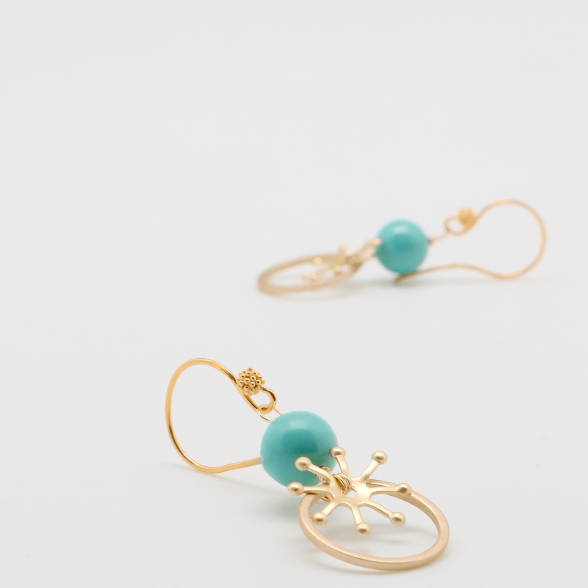 Vivien Walsh, Alia Earrings Turquoise