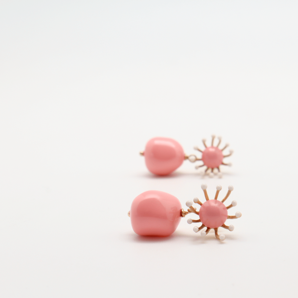 Vivien Walsh, Ambra Earrings Coral
