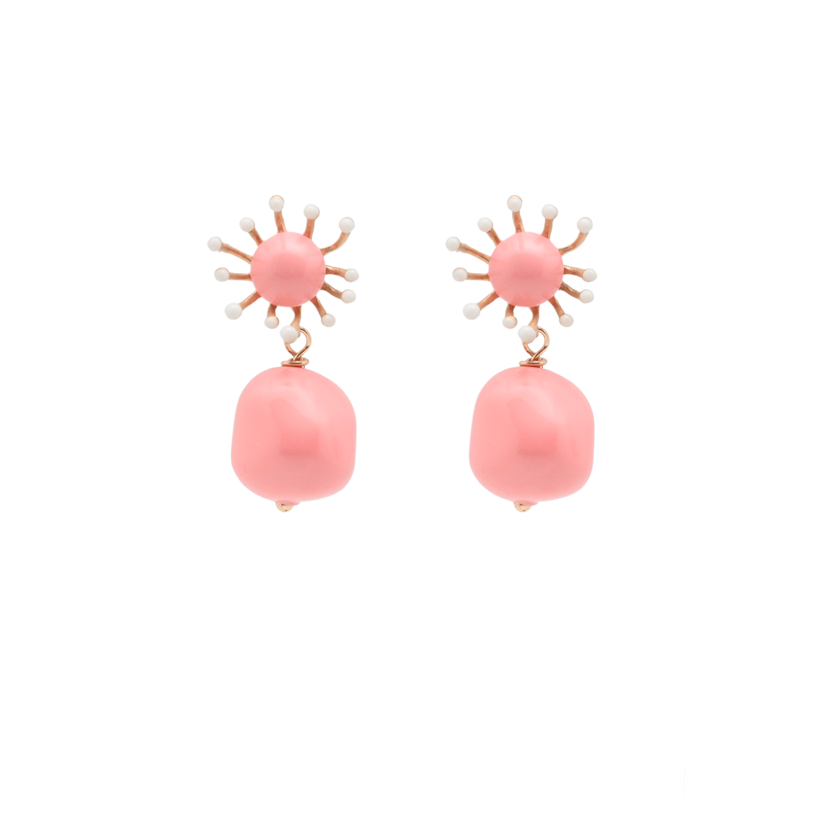 Vivien Walsh, Ambra Earrings Coral