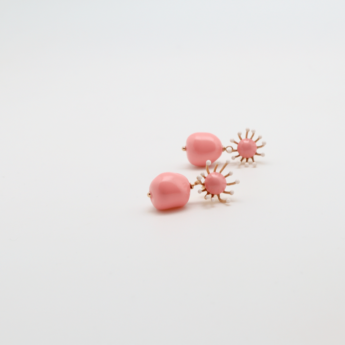 Vivien Walsh, Ambra Earrings Coral