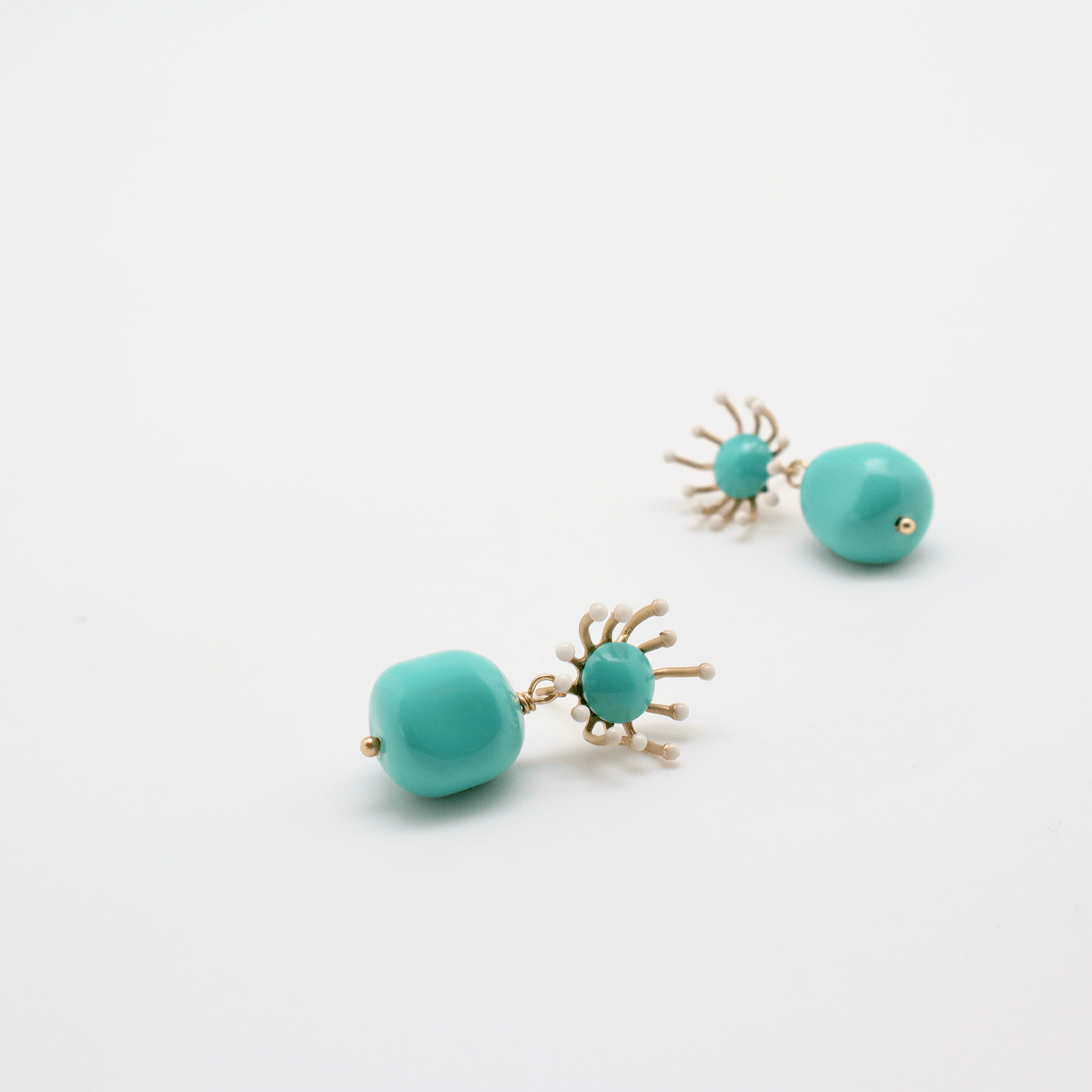 Vivien Walsh, Ambra Earrings Turquoise