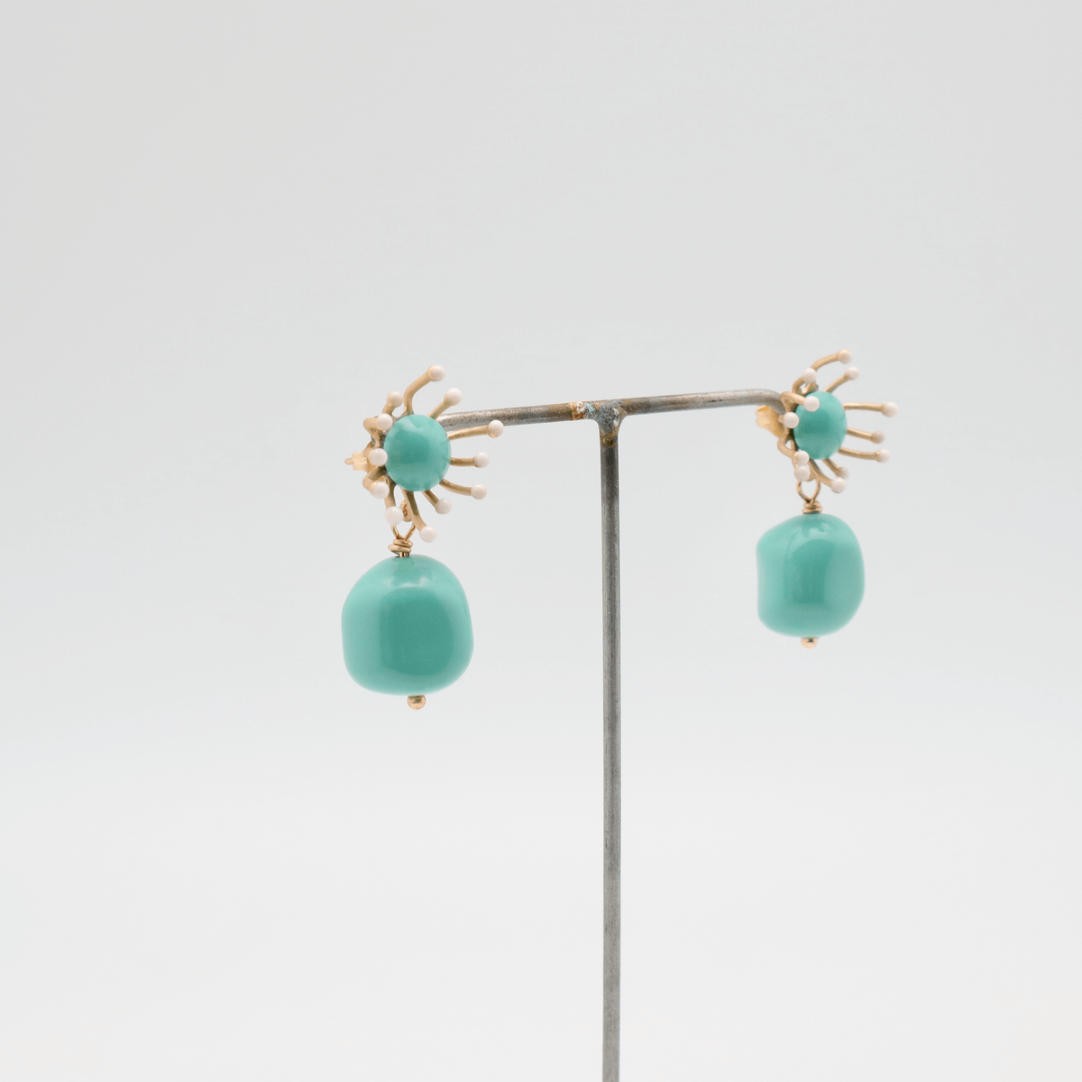 Vivien Walsh, Ambra Earrings Turquoise