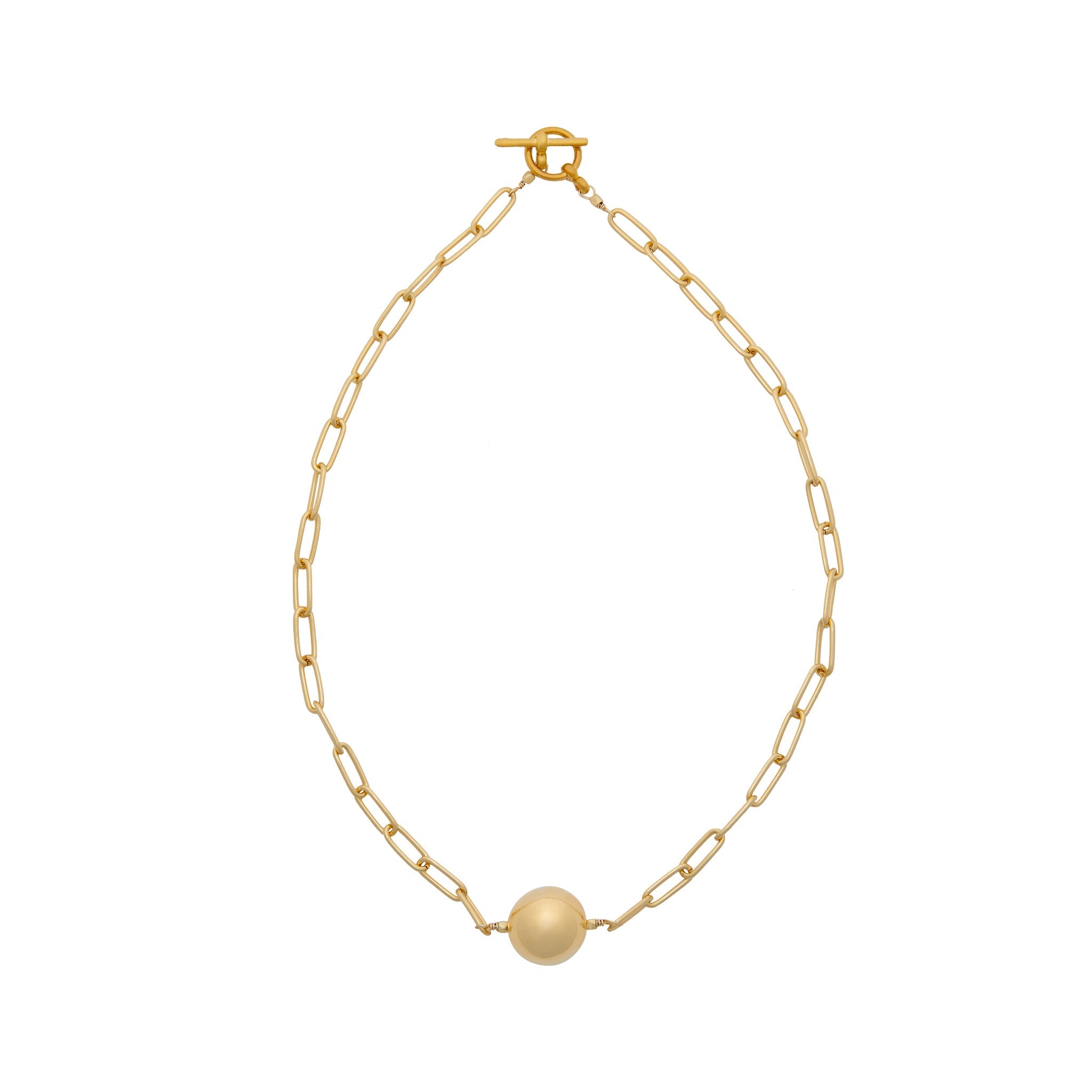 Vivien Walsh, Gold Ball Link Chain