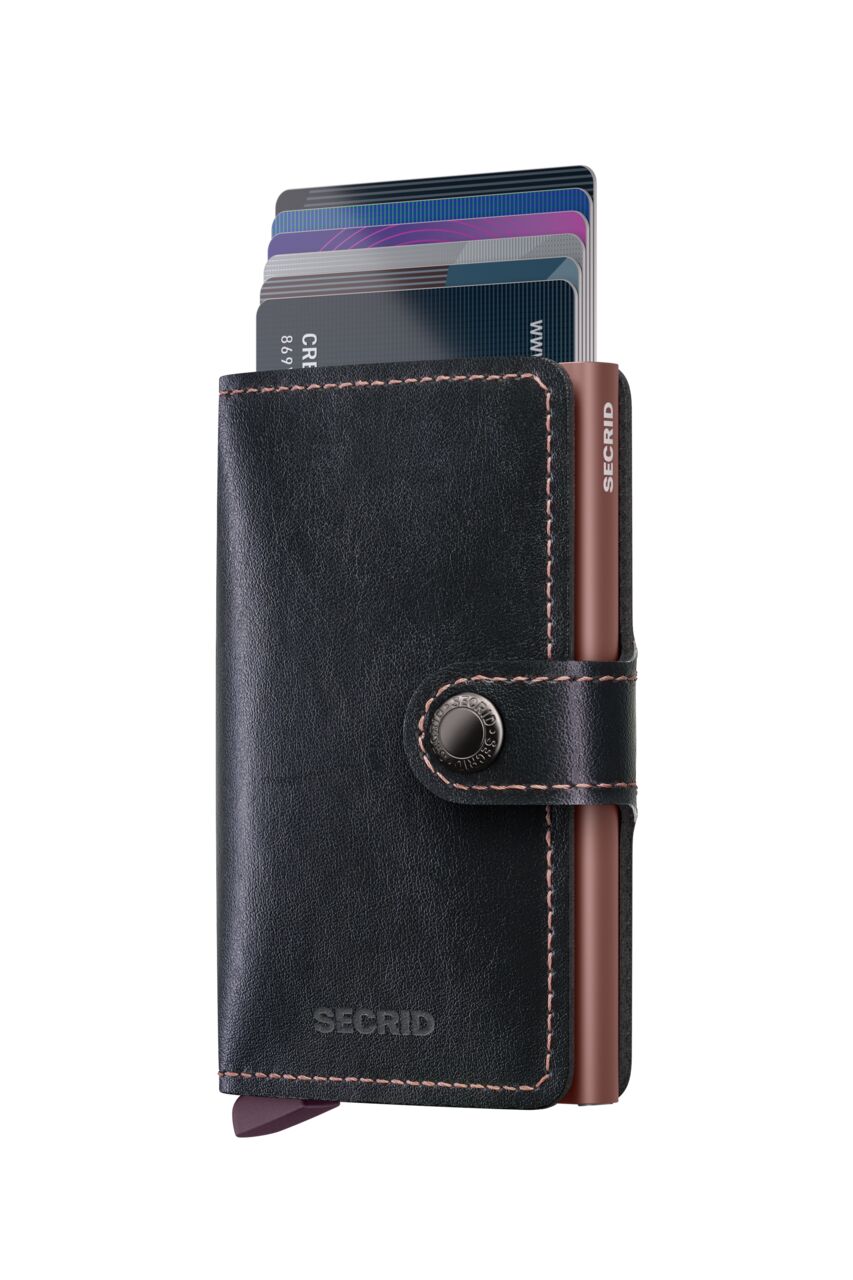 Secrid, Miniwallet MIRUM Plant-Based Black Rose Secrid
