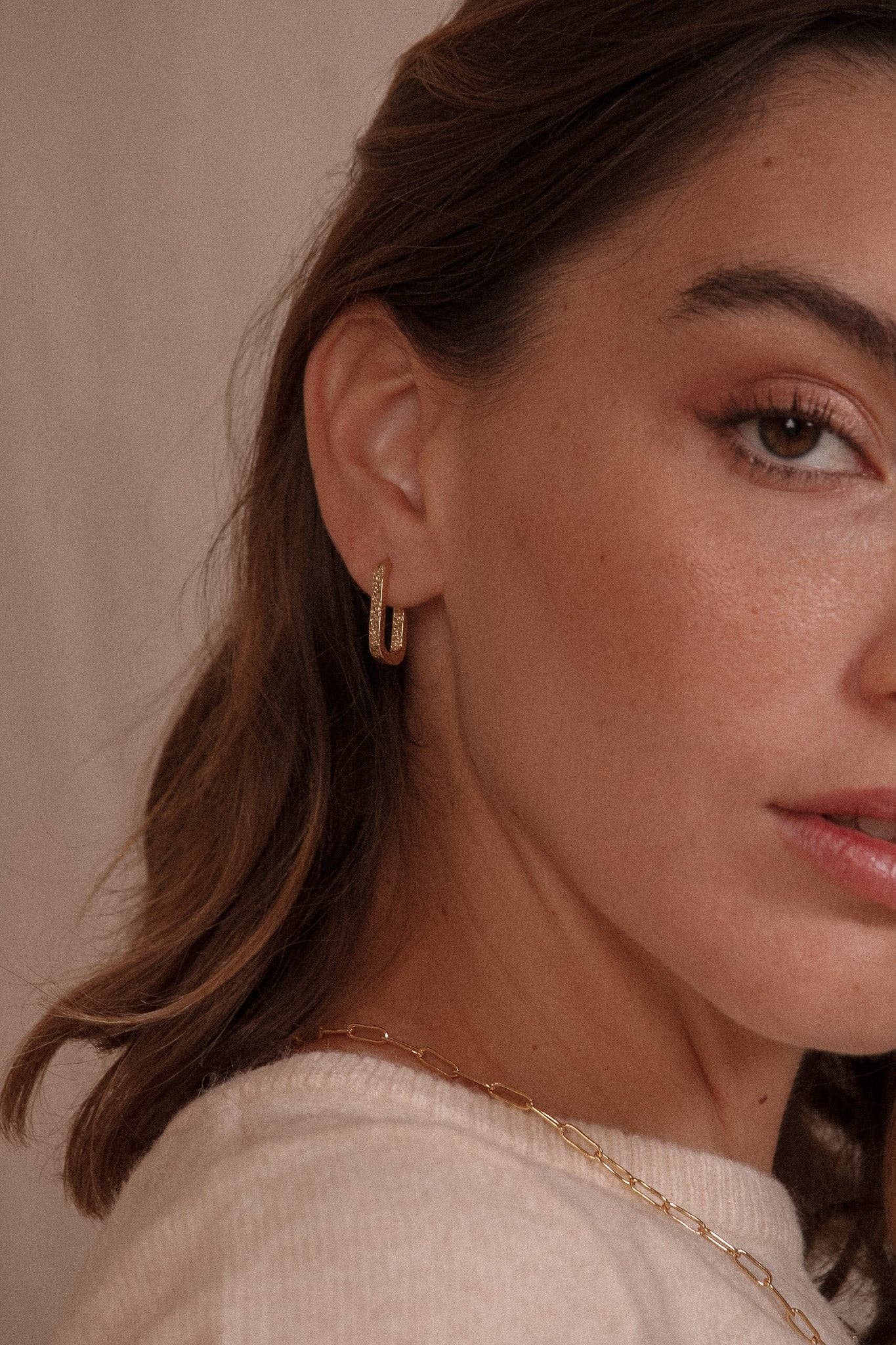 Waekura, Brown Earrings