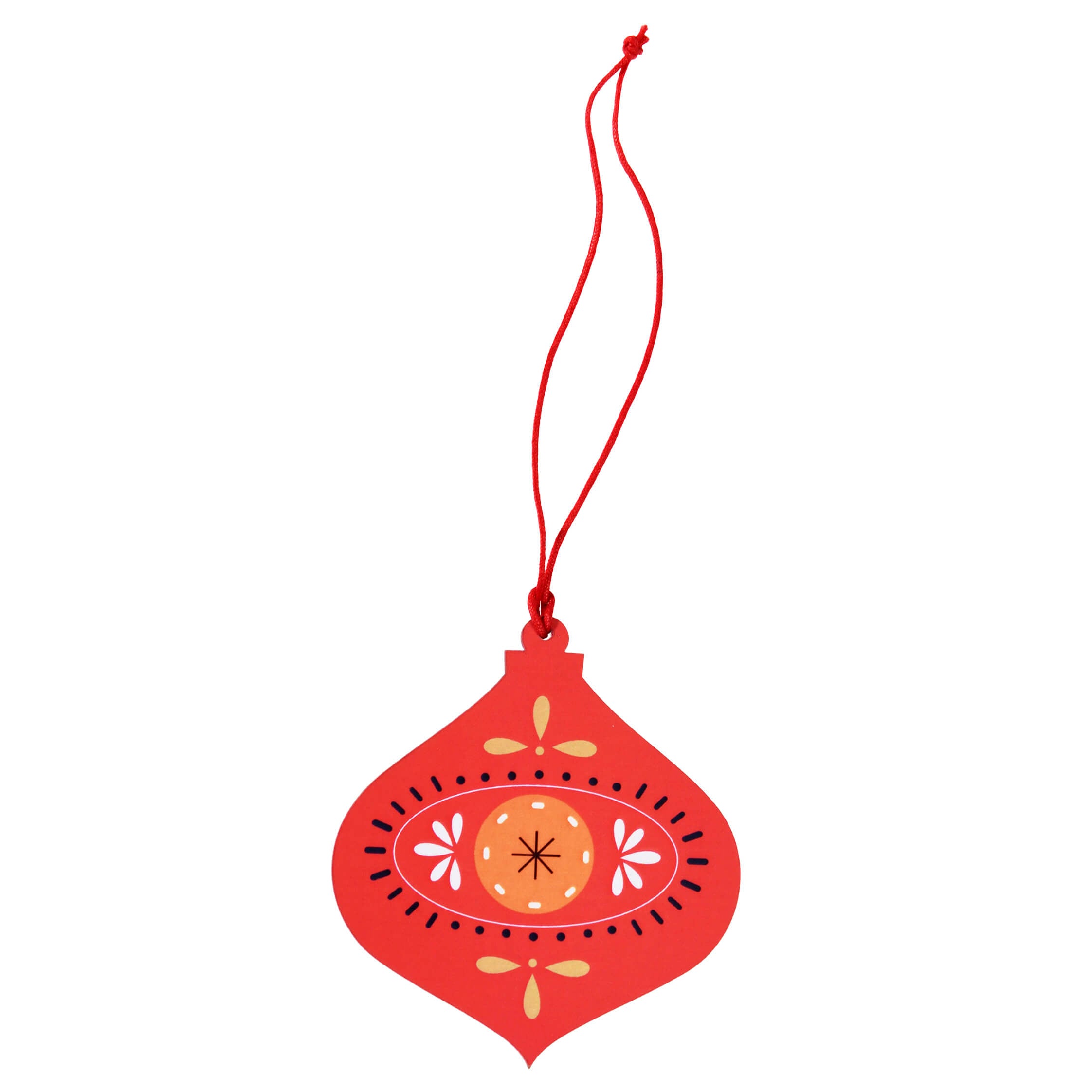 Wooden Bauble Christmas Decoration