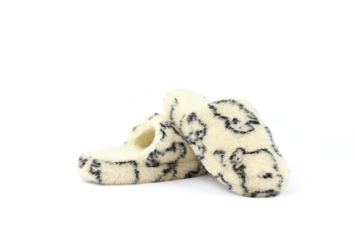 Yoko, Slippers Mule/No Heel UK5- SheepPrint