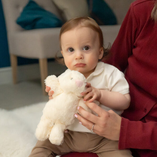 Cream Bunny Plush Toy Ziggle