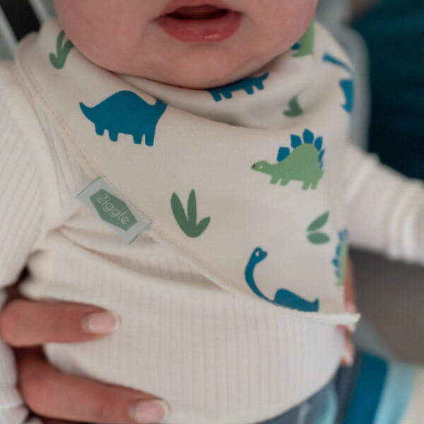 Ziggle, Dino Print Bib