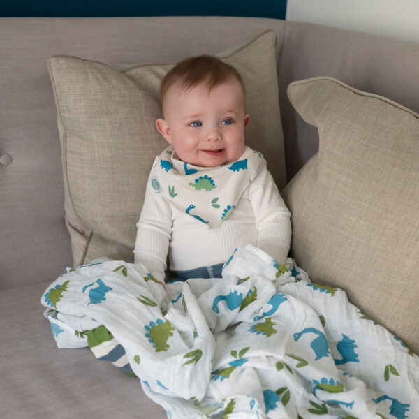 Ziggle, Dino Print Bib