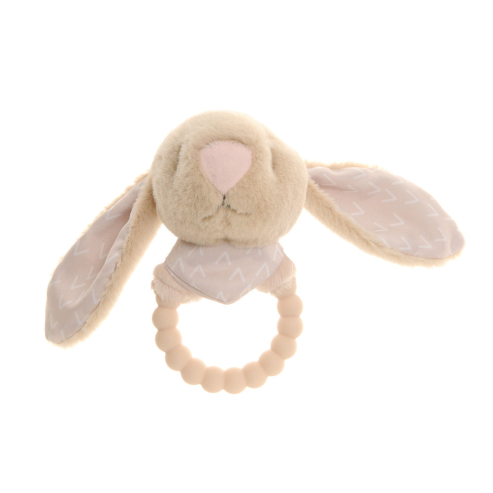 Ziggle, Gift set: Bib Rattle Washcloth Bunnies