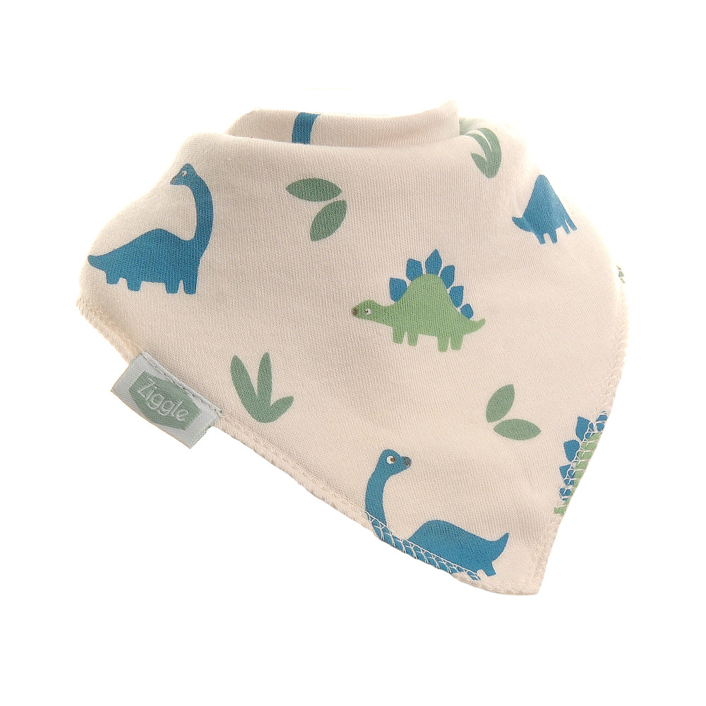 Ziggle, Gift set: Bib Rattle Washcloth Dino