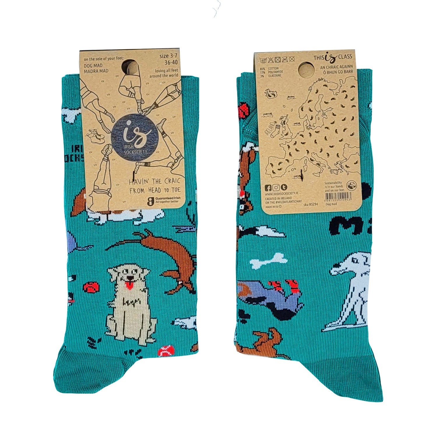 Irish Socksciety, Dog Mad / Madras Mad 3-7