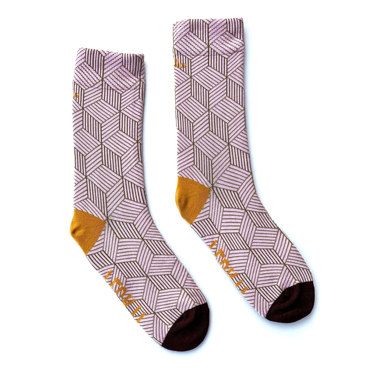 Irish Socksciety, Feck It - Pink (size 3-7)