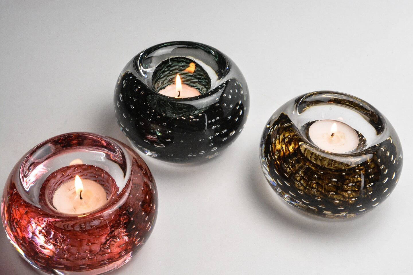 Jerpoint Glass, Raindrop Tea-Light Holder Jerpoint Glass