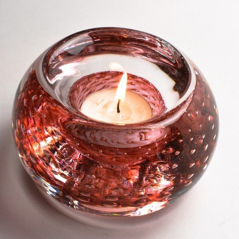 Jerpoint Glass, Raindrop Tea-Light Holder Jerpoint Glass
