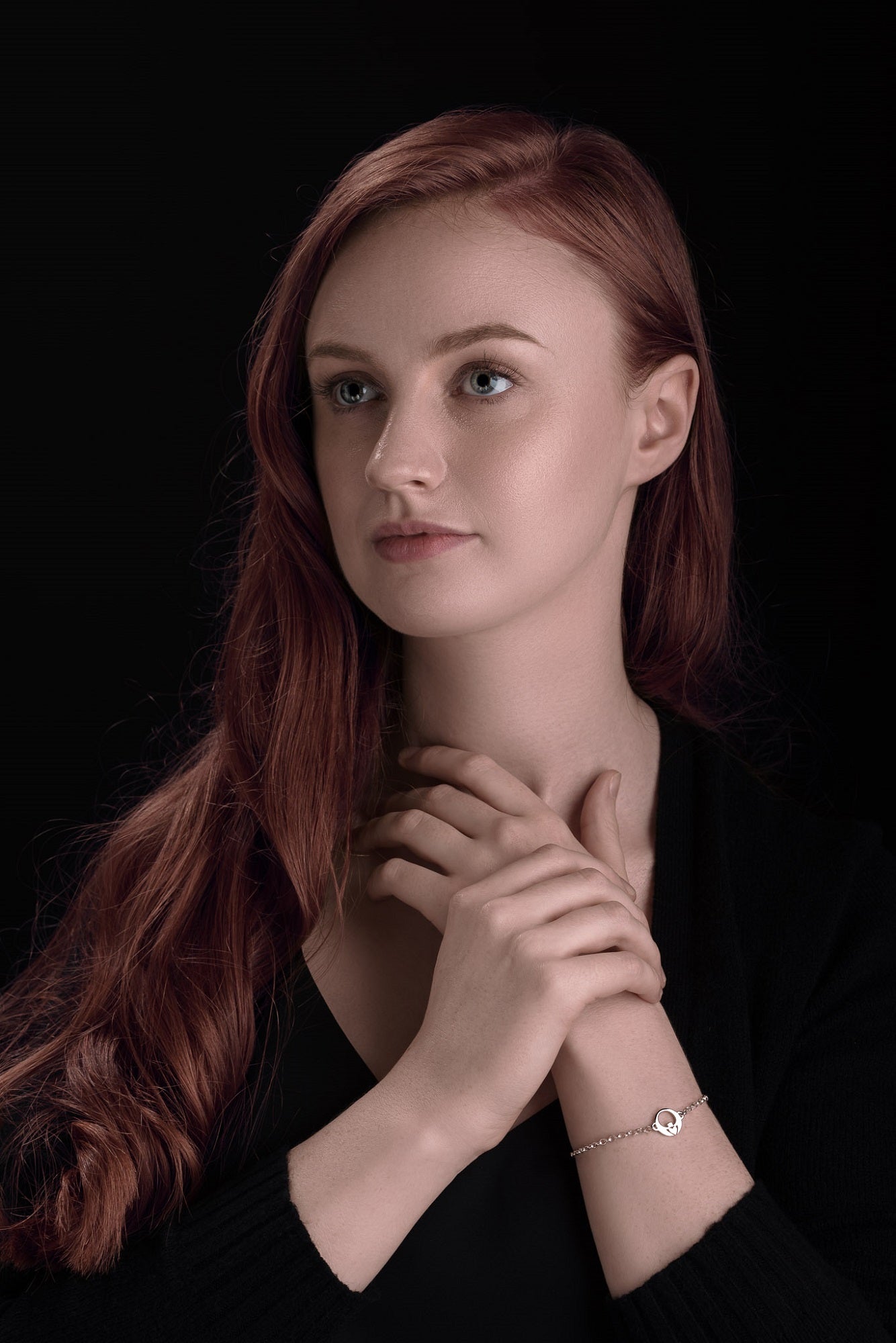 Claddagh Design, Contemporary Claddagh Bracelet Silver