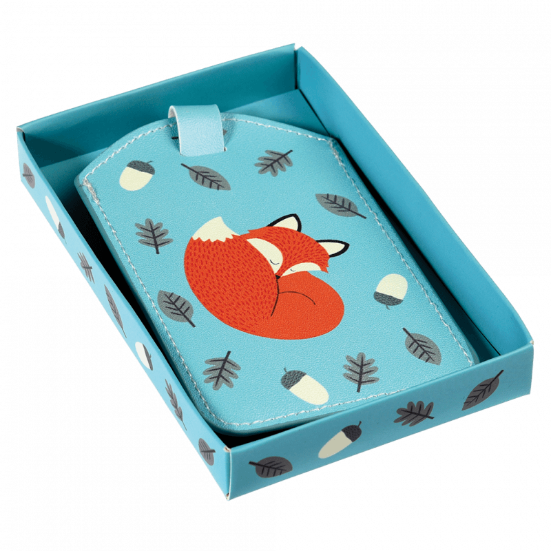 Rusty the Fox Luggage Tag Quinlans Gift Shop
