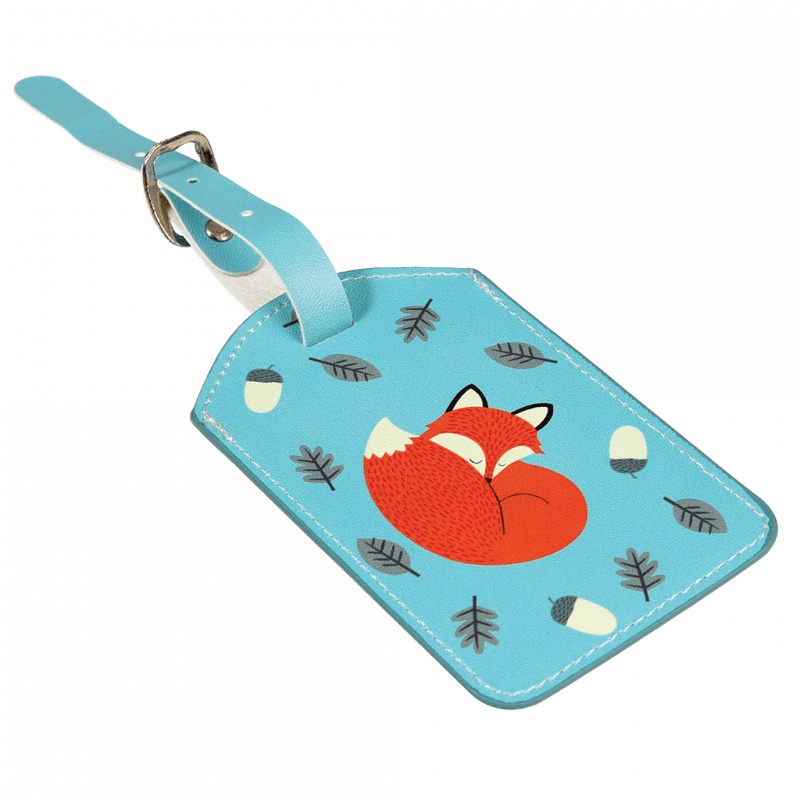 Rusty the Fox Luggage Tag Quinlans Gift Shop