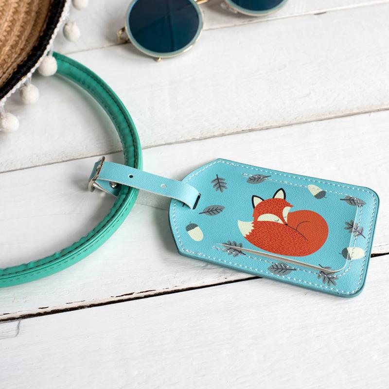 Rusty the Fox Luggage Tag Quinlans Gift Shop