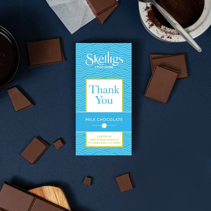 Skelligs Chocolate , Thank You Bar Skelligs Chocolate
