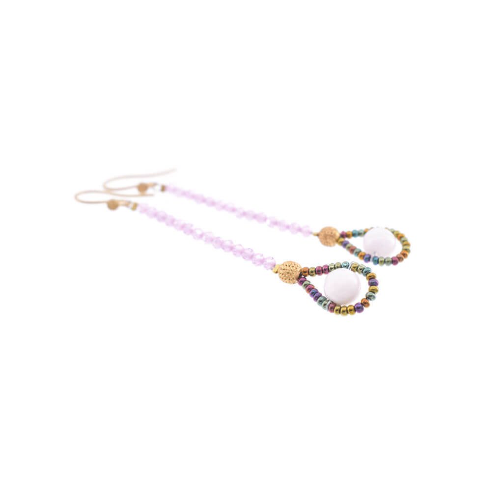 ZIIO, Ear Bloom Large Earring - Pink ZIIO