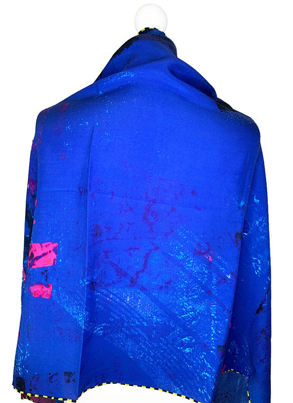Clare O'Connor, Luxury Silk Scarf B Quinlans Gift Shop