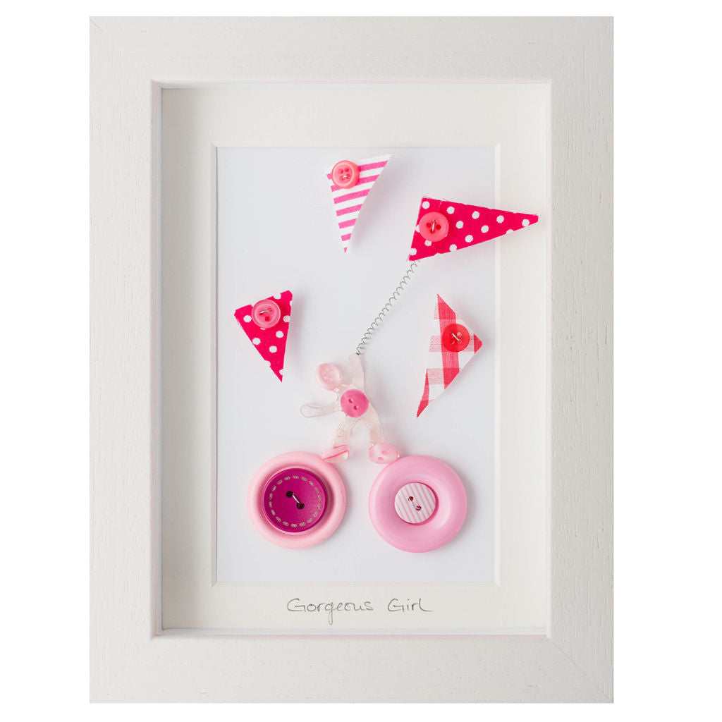 Button Studio, Gorgeous Girl Frame Button Studio