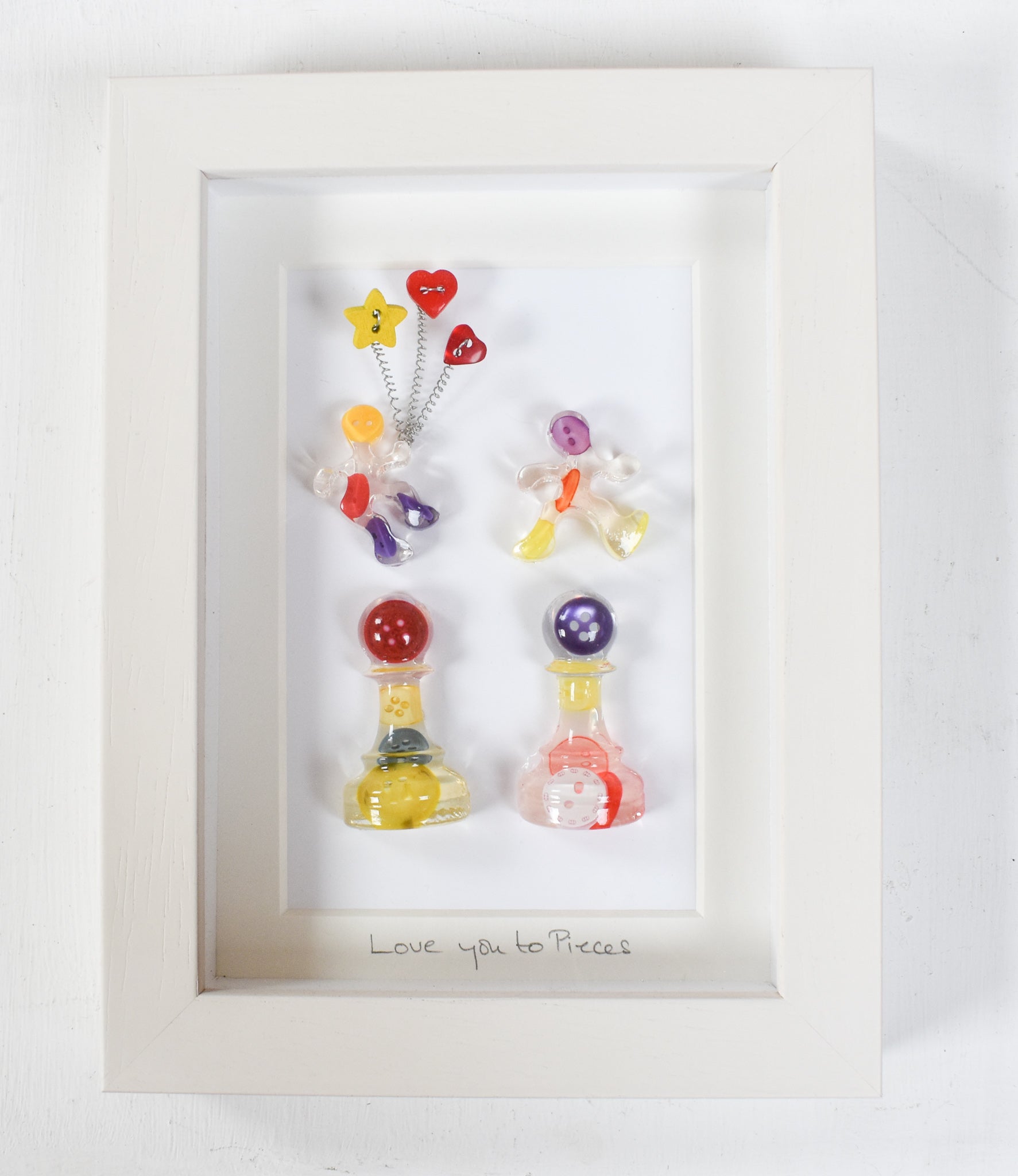 Button Studio, Love You To Pieces Frame Button Studio