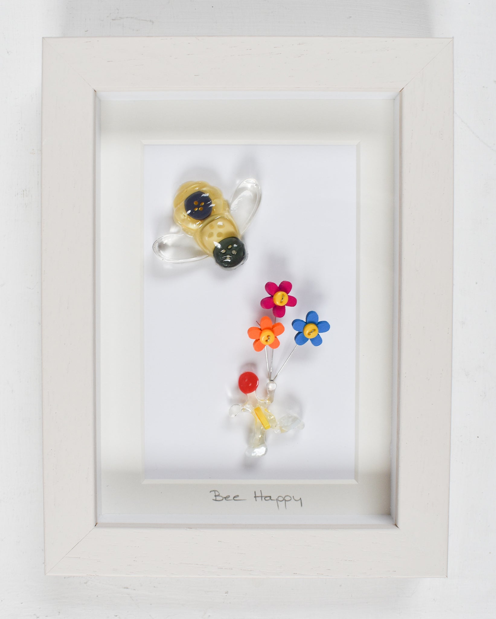 Button Studio, Bee Happy Frame Button Studio