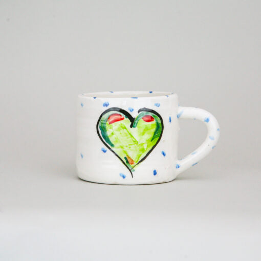 Charlie Mahon, Express Mug Heart Green