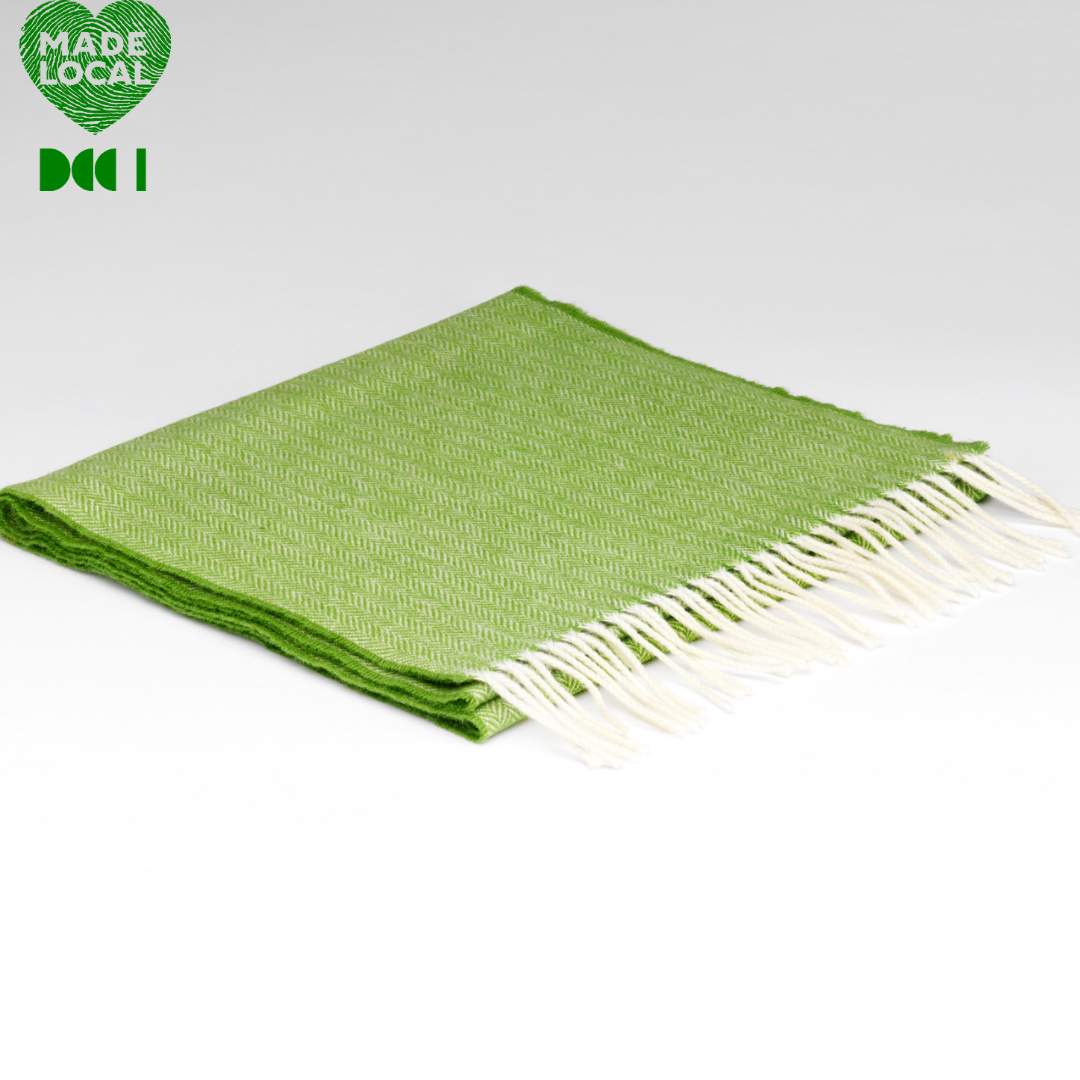 McNutt of Donegal, Lambswool Golf Green scarf McNutt of Donegal