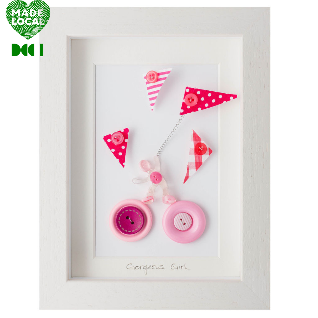 Button Studio, Gorgeous Girl Frame Button Studio