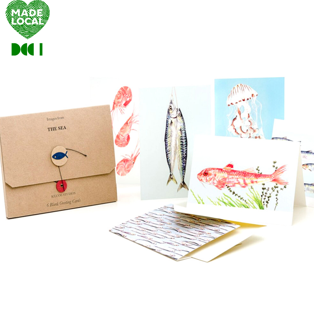 Kilcoe Studios, Pack of Sea Cards Quinlans Gift Shop