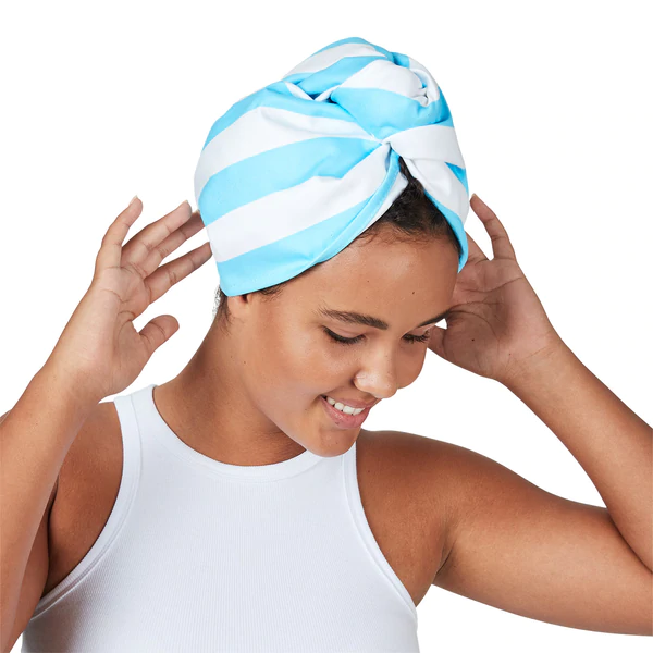 Hair Wrap - Tulum Blue