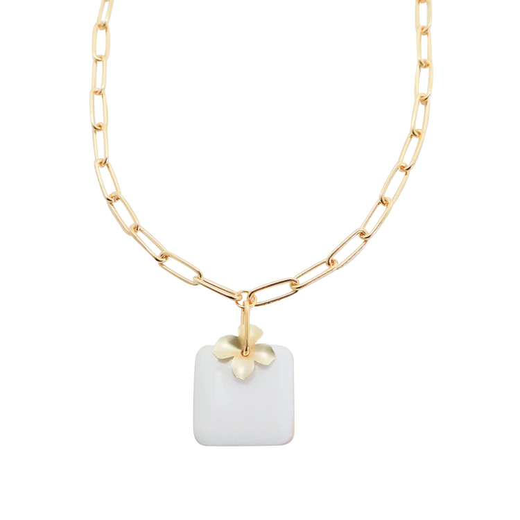 Vivien Walsh, Gisele Necklace White Vivien Walsh