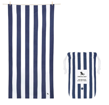 Towel - Cabana - Large -Whitsunday Blue