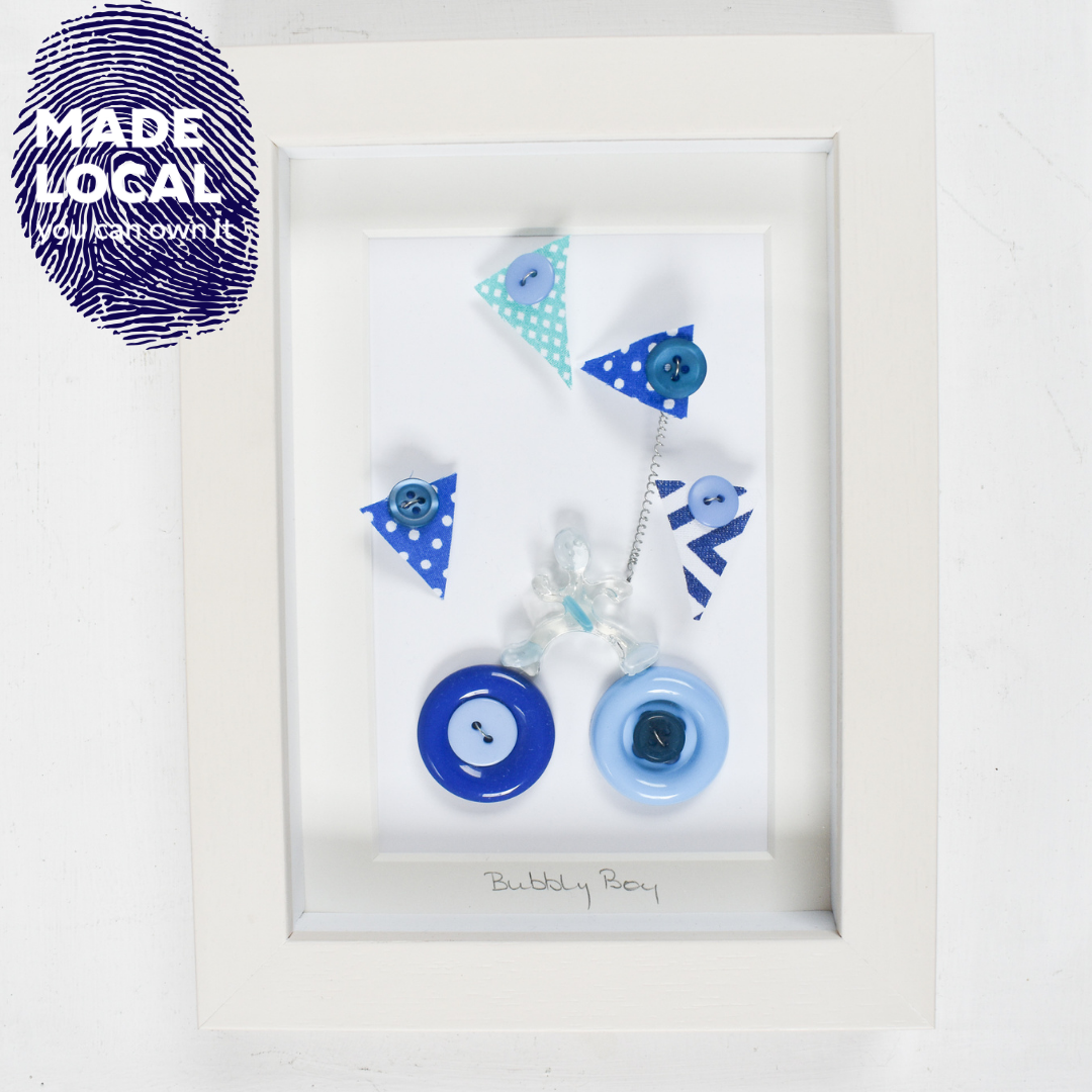 Button Studio, Bubbly Boy Frame Button Studio